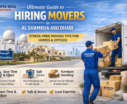 Movers in Al Shamkha Abu Dhabi packing and moving services by Super Nova Movers