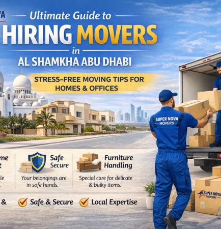 Movers in Al Shamkha Abu Dhabi packing and moving services by Super Nova Movers