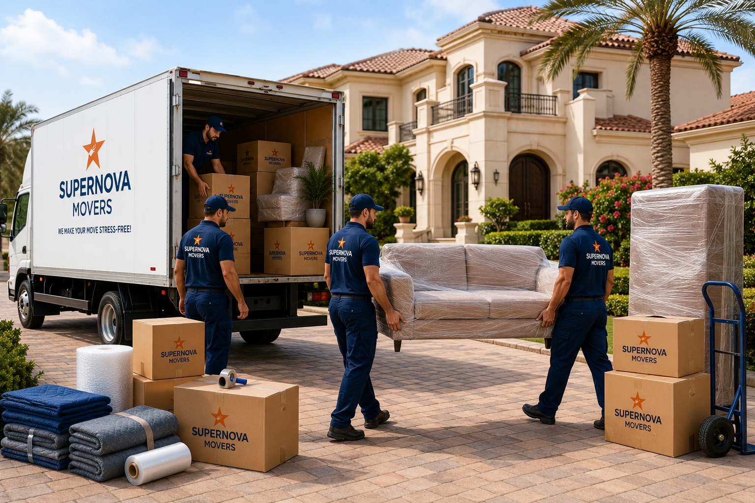 villa moving in Al Falah