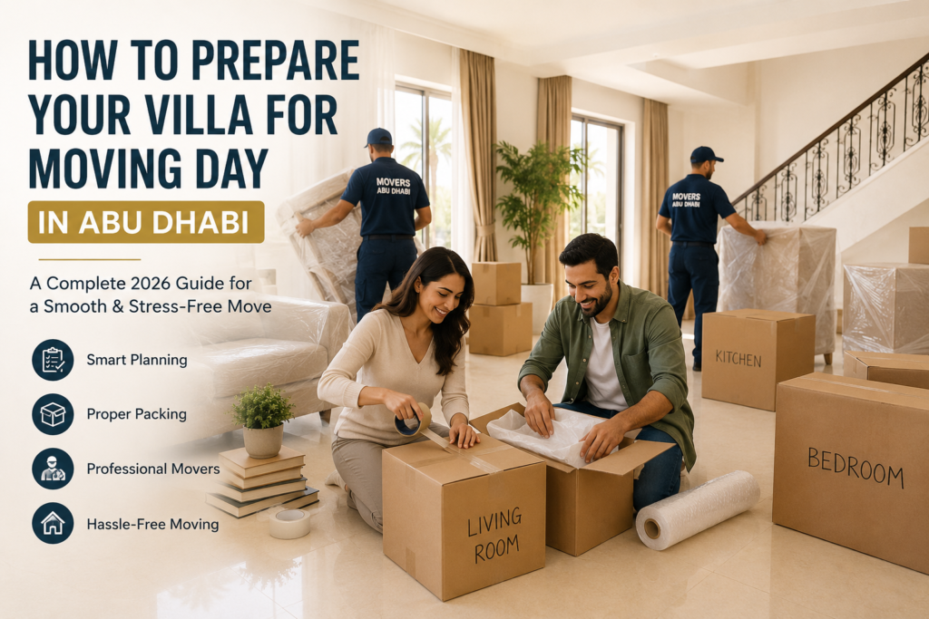 prepare villa for moving abu dhabi