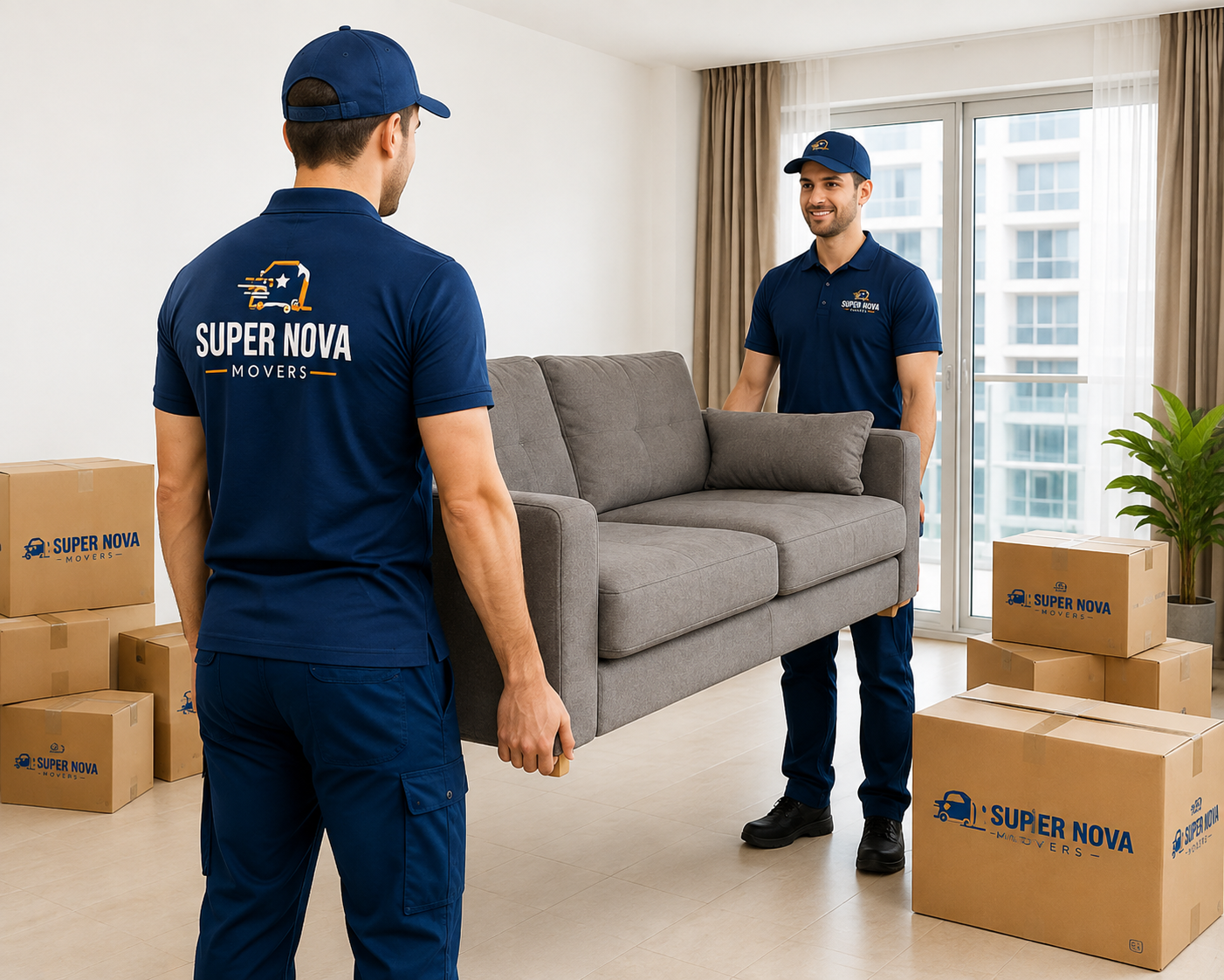 apartment movers in Abu Dhabi Super Nova Movers professional service