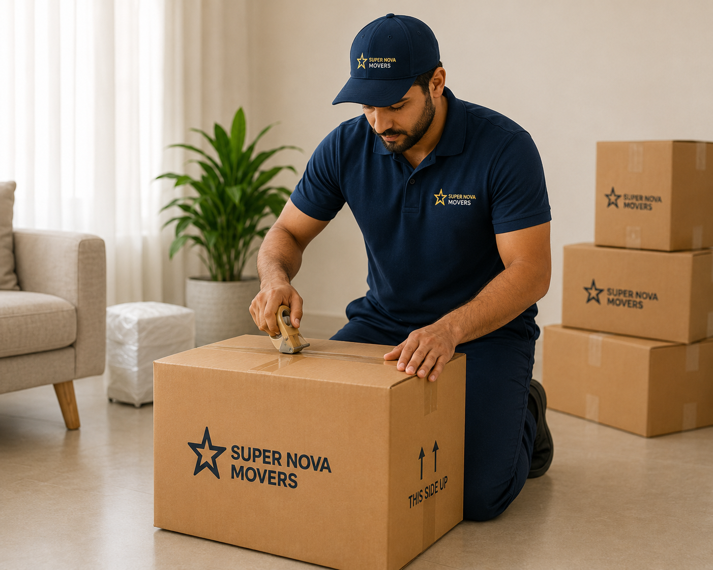 Apartment villa and office relocation services near Etihad Towers Abu Dhabi