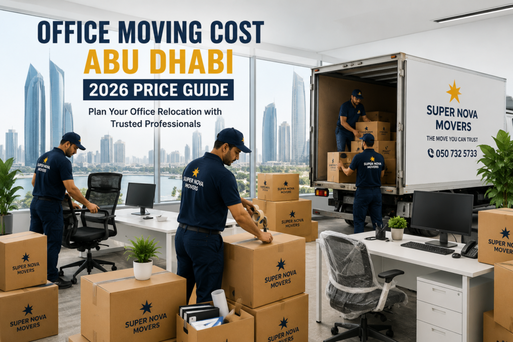 Office moving cost Abu Dhabi – professional office relocation
