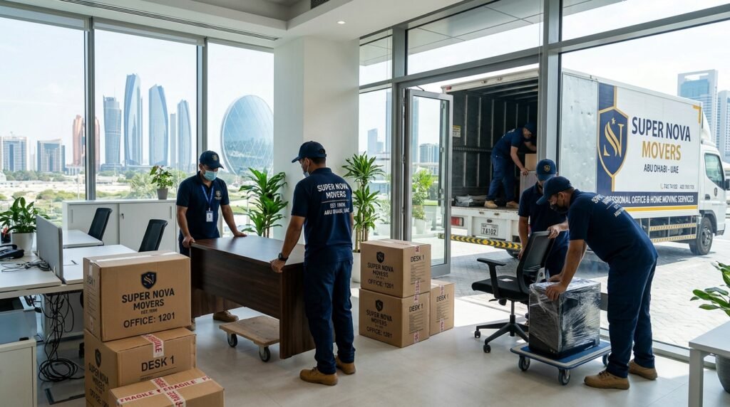Office relocation Abu Dhabi – professional office movers