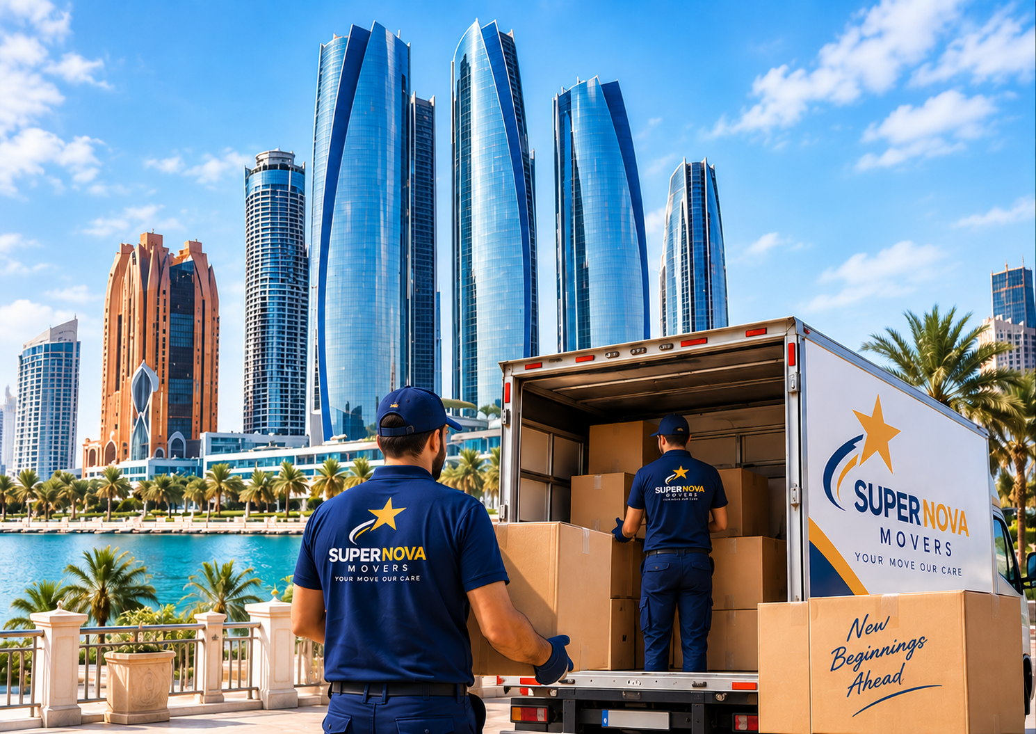 Movers near Etihad Towers Abu Dhabi