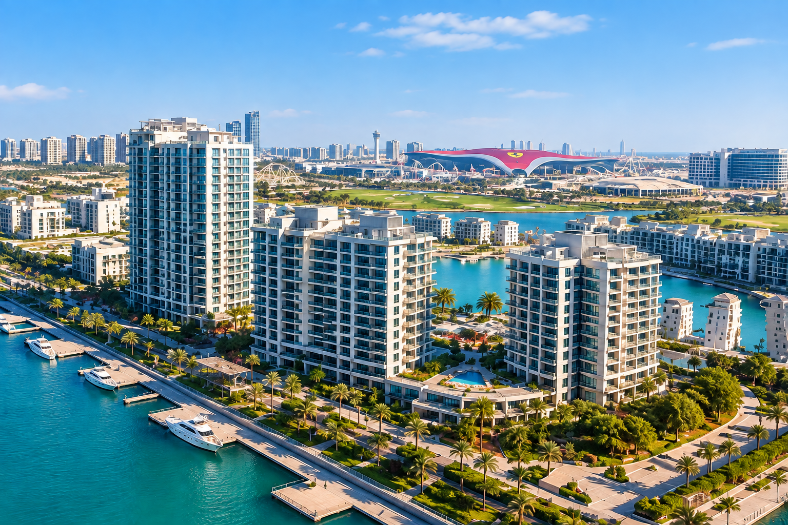 Yas Island Abu Dhabi residential area