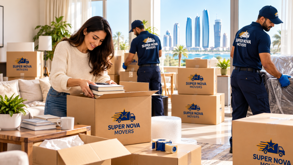 Prepare home for movers Abu Dhabi before moving day